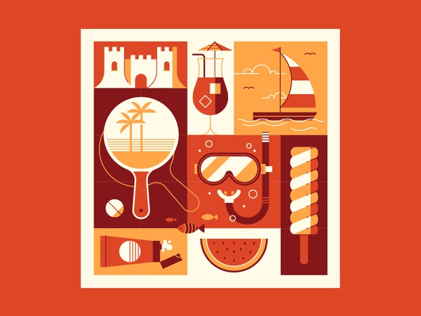 June Reject design spot illustration magazine editorial geometric icon.jpg