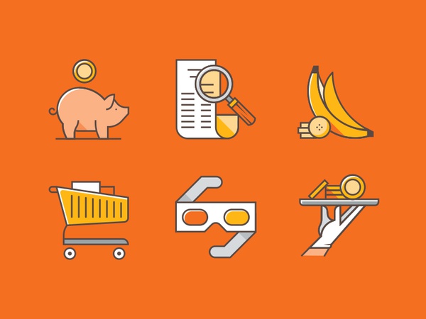 Woolworths Icons save trolley glasses groceries store shopping banana.jpg