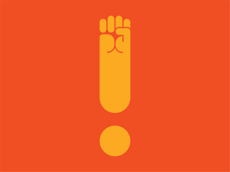 Fight the power design political politics protest illustration andreas.png