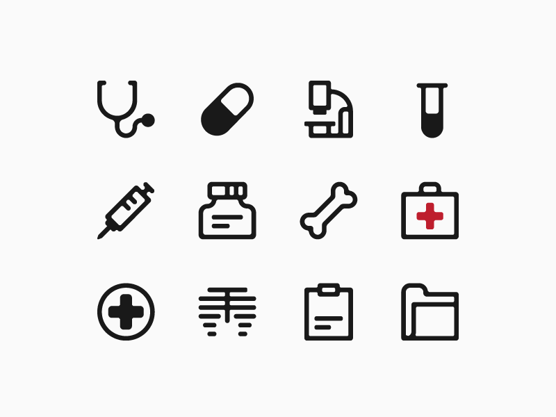 Health care icons hospital health care icon illustration andreas wikst.png