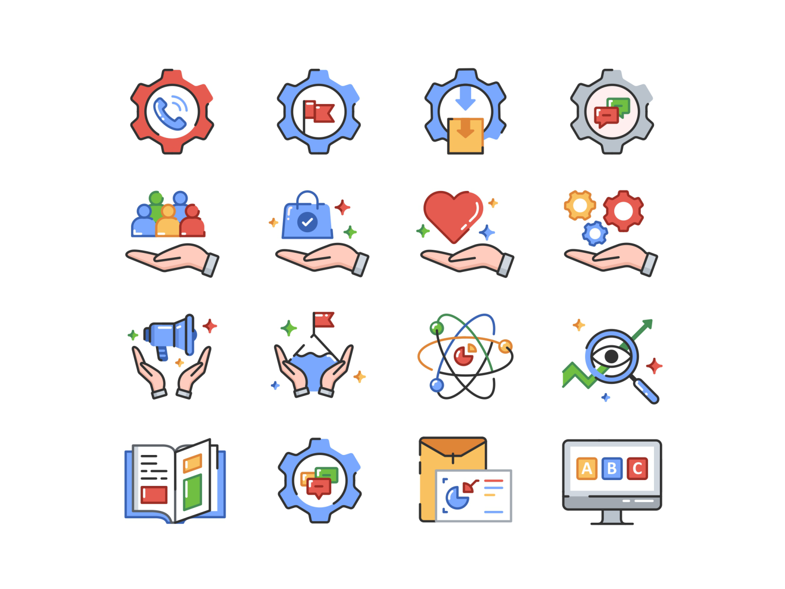 Blog icons vector abstract gradient icon transparent ui symbol concept.png