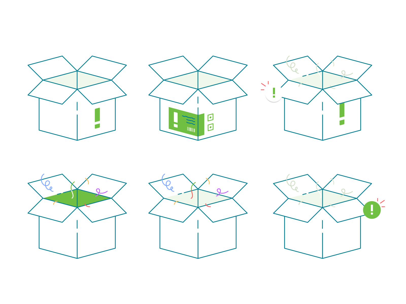 Box order empty state error unpack unboxing container branding packagi.png