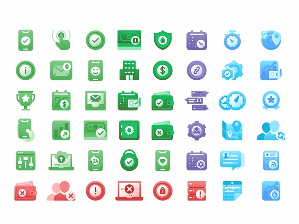 Branchmessenger Icon set mobile identity mark dashboard connection vir.jpg