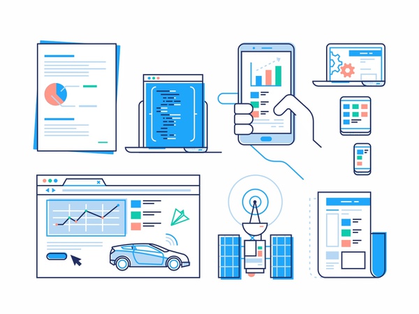 Case Study Illustrations statistic chart hand phone signal space satel.jpg