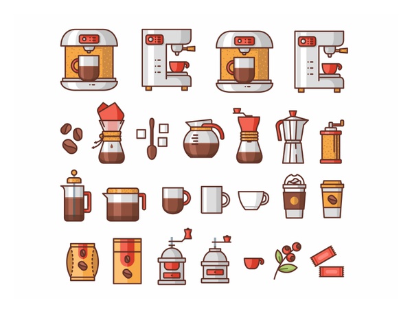 Coffee Icons  caffeine plant coffee icon illustration mug vector brand.jpg