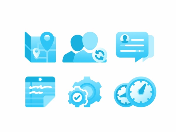 Icon Set No.5 time chat statistic feed news note map location illustra.jpg