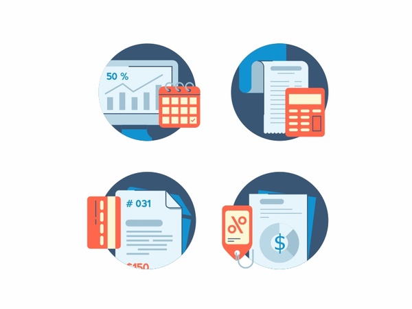 Icons illustration design revenue product invoice icon set icons docum.jpg