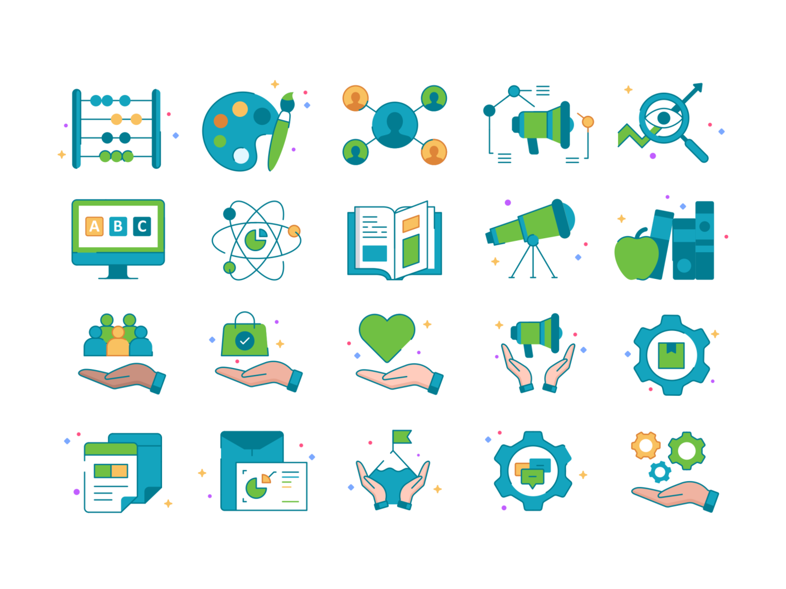 Icons set No.6 simple iconography product design application future mi.png