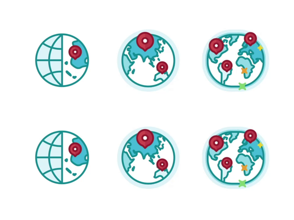 international world location place star startup icon set burger design.png