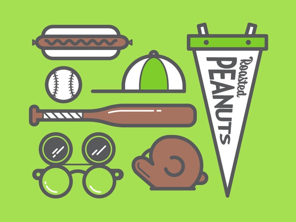 Baseball Star sunglasses bat hot dog pennant icon mitt hat baseball.jpg