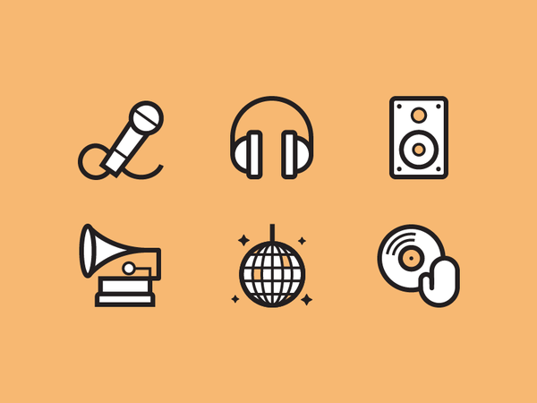 Record Store Day headphones speaker disco ball scratching microphone r.png
