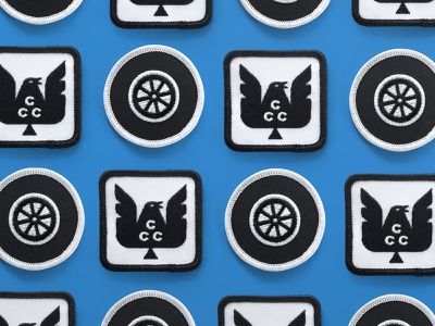 Car Car Club Patches crest emblem brand kids eagle tire car embroidery.jpg