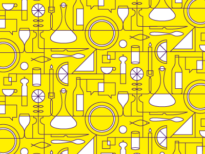 Dining Pattern patterns illustration dining eating food wine night out.gif