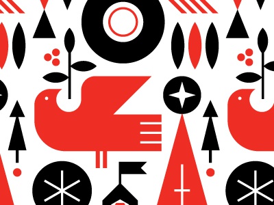 Festive illustration bird holidays xmas tree geometric festive winter.jpg