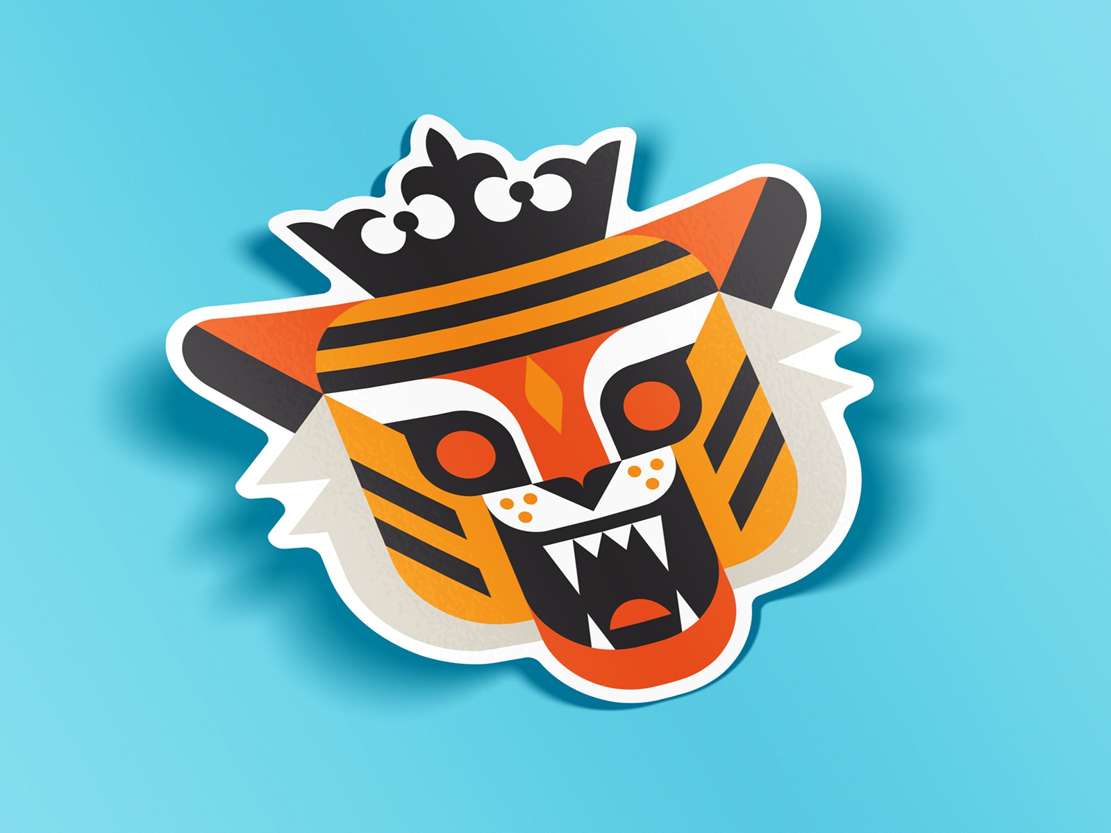 Fck it. I made stickers. show true crime pop culture netflix crown cat.jpg