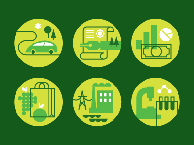 Green Icons icons illustration green eco eco friendly environment recy.gif