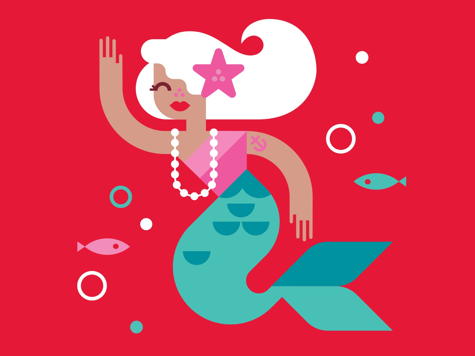 Market Pantry Mermaid underwater vector design target kids illustratio.jpg