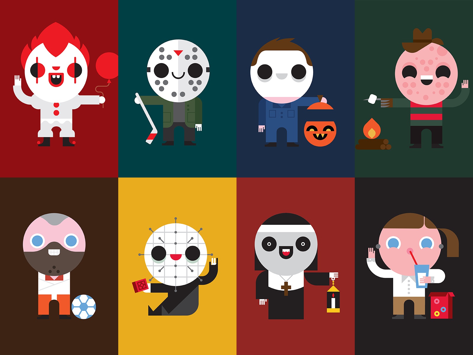 Monsters were kiddos once too vector kids illustration halloween the n.jpg