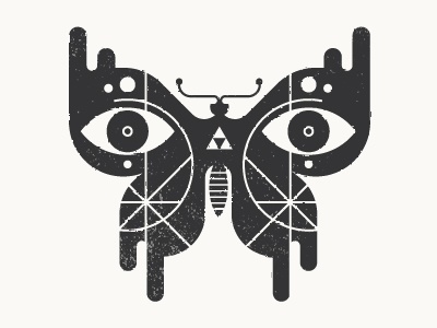 Moth illustration moth nature geometric texture vintage eyes insect.jpg