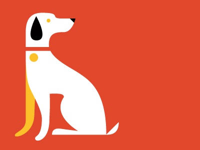 Pooch illustration dog puppy pooch alert modern animal pet.jpg