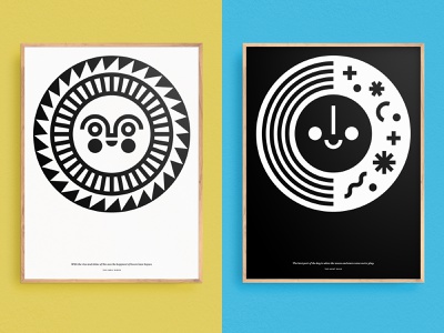 Sun  Moon Art decor illustrations poster design graphic bold late earl.jpg