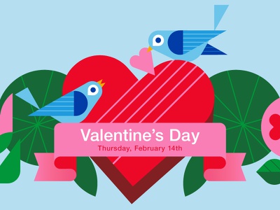Target Valentines Day brand illustration signage flowers birds vector.jpg