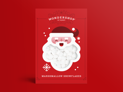 Wondershop Marshmallows snowman santa packaging food christmas holiday.png