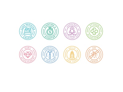 Codecademy Badges print editorial codecademy code badge reward javascr.jpg
