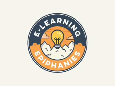 Epiphanies Badge illustration badge light bulb mountain vector line ic.png