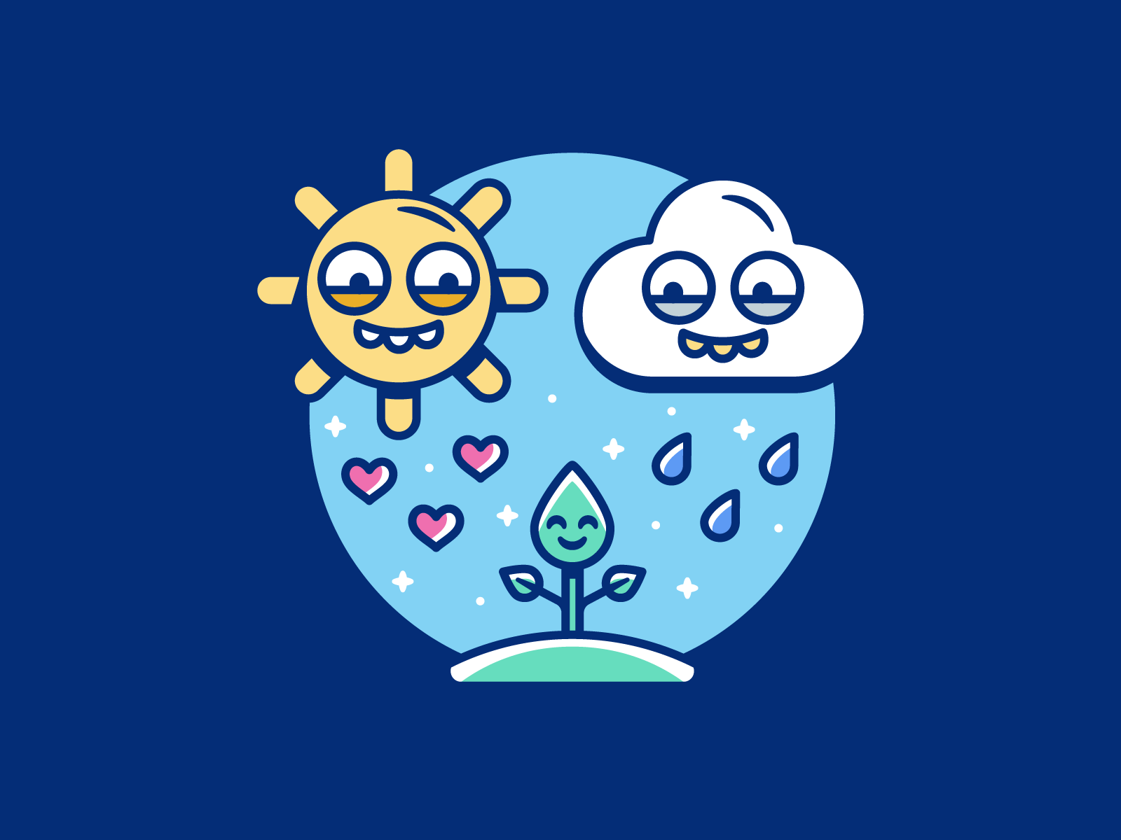 Grow plant gorw sun cloud illustration.png