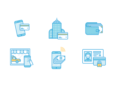 Hailo Icons print editorial hailo icon taxi illustration credit card m.png