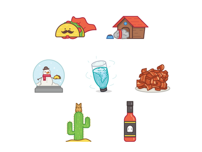 HeyTaco! Rewards reward illustration cactus sauce bacon tornado globe.png