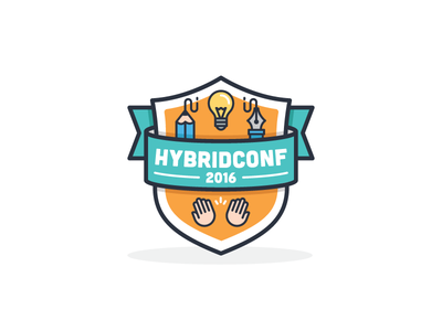 Hybrid Conf  creative icon sticker badge illustration conf hybrid.png