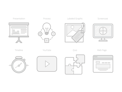 Lesson Type Icons lesson type icon elearning presentation process grap.png