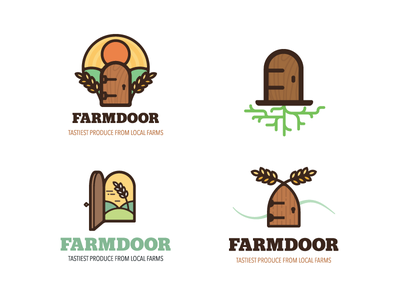 More Farmdoor Brand Development mark idea concept brand knocker door f.png
