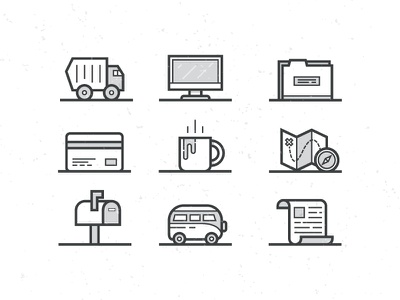 Nice Things cup card screen folder explore map trash illustration icon.jpg