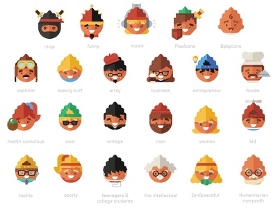 Pinecones character illustration icon pinecone.jpg