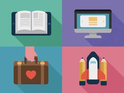 Pintrest Covers pintrest cover vector illustration rocket e-learning e.jpg