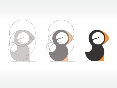 Puffin print editorial logo process measure circle puffin vector illus.png