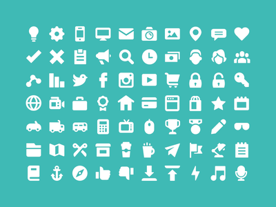 Solid Template Icons  medal folder map truck car padlock key instagram.png