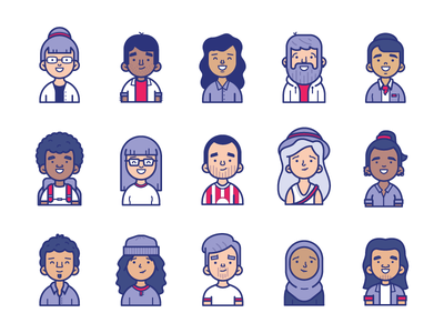 Street Team Characters festival music diverse brand style icon avatar.png