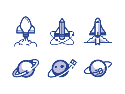 Tiny Books Logo Concepts book planet illustration design icon concept.png