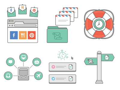 Unroll.Me Features Illos unroll me help mail subscription inbox simple.png