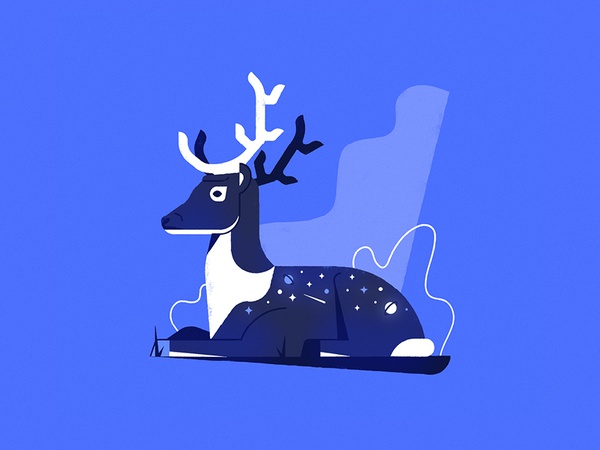 Deer No. 2 moon night stars science nature conservation wildlife anima.jpg