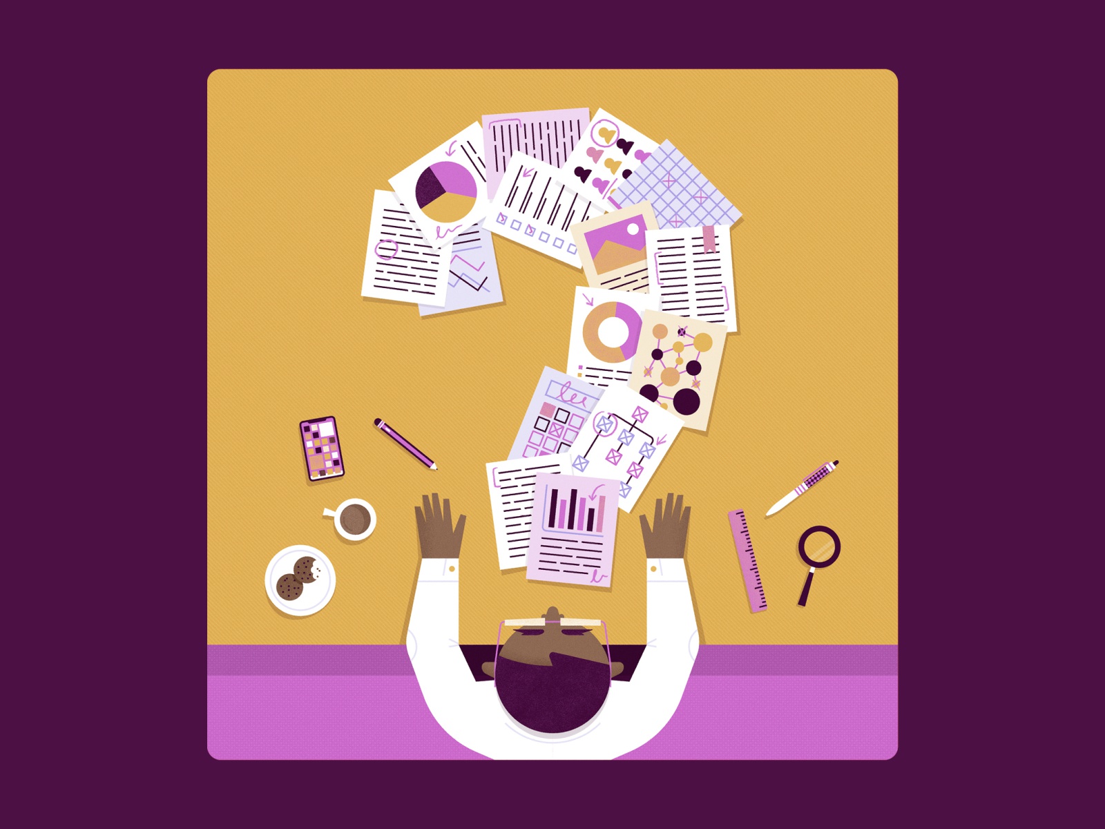 How to Plan a Research Project paper man editorial report desk project.jpg