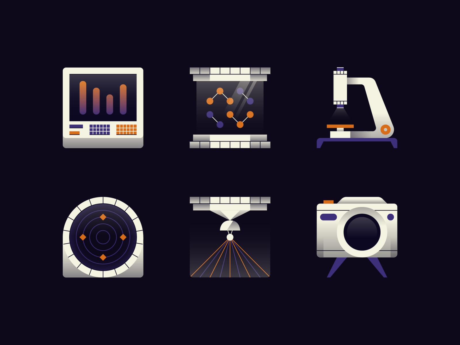 Mars Exploration Icons Part 2 icon set icons icon mars camera microsco.jpg