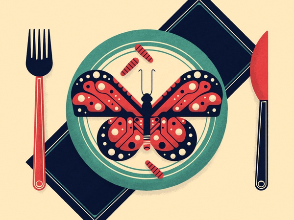 No 5 - Your ancestors probably ate insects editorial fork knife plate.jpg