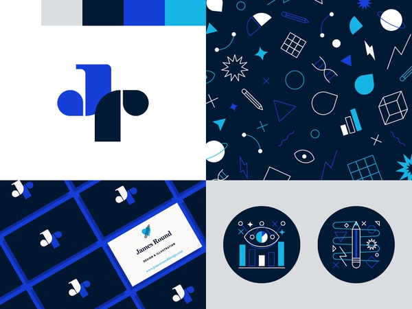 Personal Branding business card brand identity freelance blue illustra.jpg