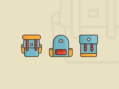 Backpacks invitation dribbble invite camping bag icon backpacks backpa.png