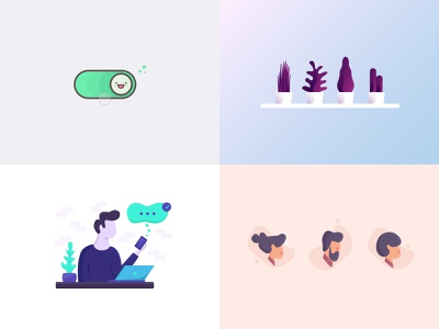 Best of 2018 interaction illustration icon notification character pot.jpg
